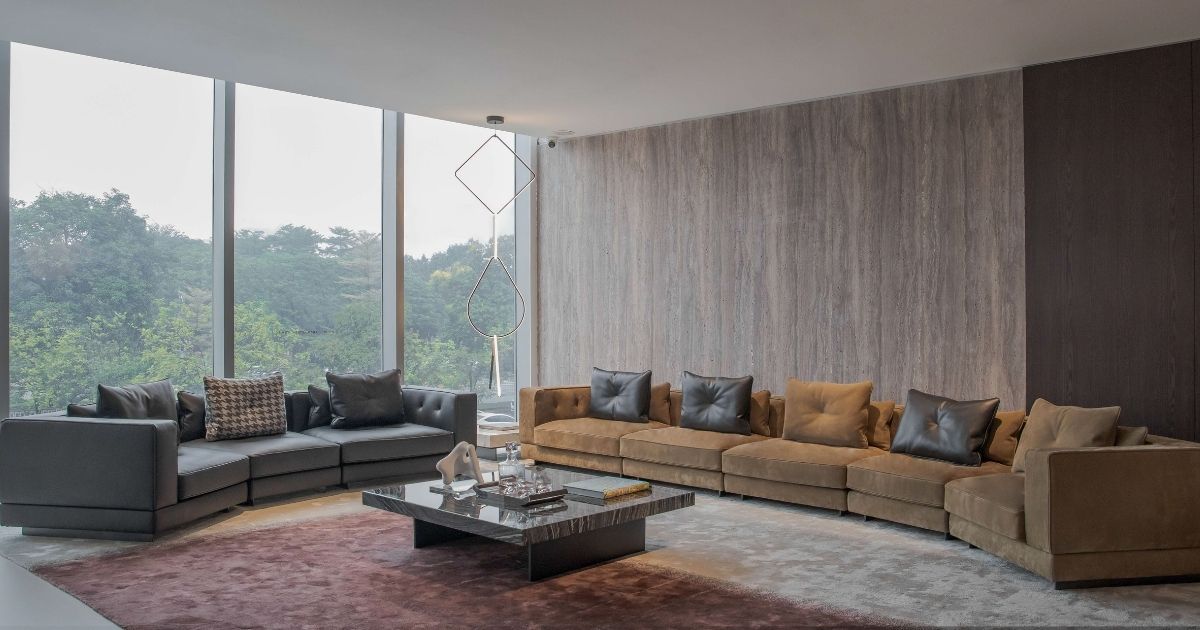 Sofa hiện đại: Làn gió mới nâng tầm gu thẩm mỹ cho phòng khách 3 Sofa hiện đại Plain Homeland cho không gian sống có gu