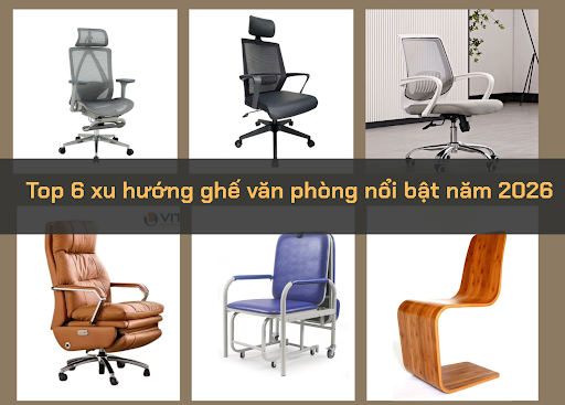 Ghế văn phòng 2026 có gì thay đổi? Cập nhật xu hướng hiện đại mới nhất 1 Ghế văn phòng