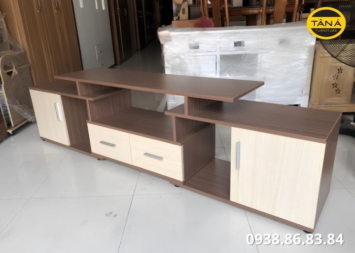 Melamine, Laminate, Acrylic: Chọn Bề Mặt Nào Cho Từng Khu Vực Trong Nhà? 4 ke tivi