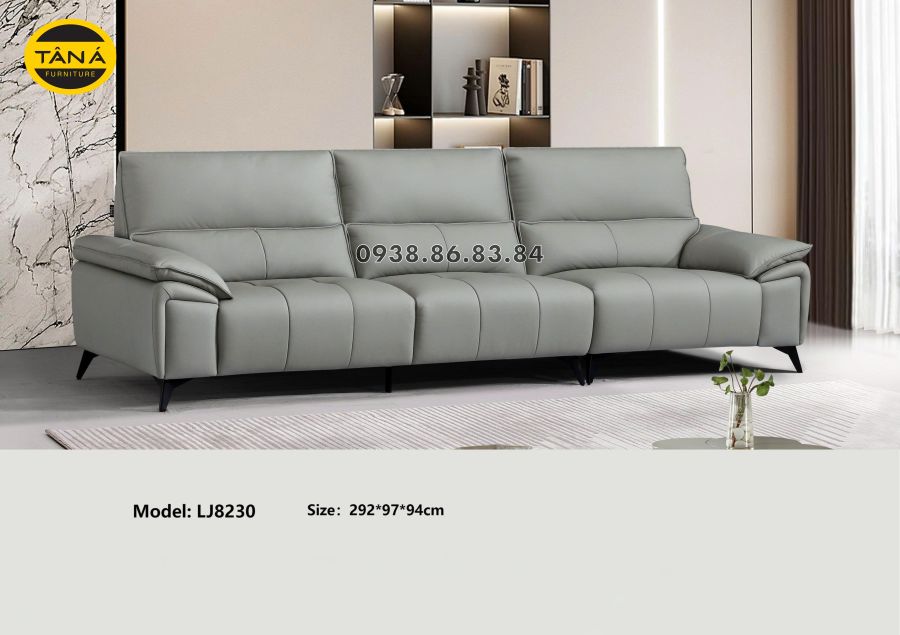 SOFA DA BÒ NHẬP KHẨU TP-LJ8230 PHONG CÁCH SANG TRỌNG 1 lj8230