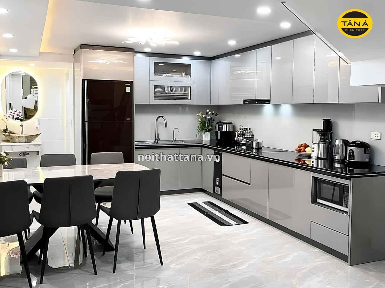 Thiết Kế Nội Thất Vinhomes Smart City 3 noi that phong bep vinhome