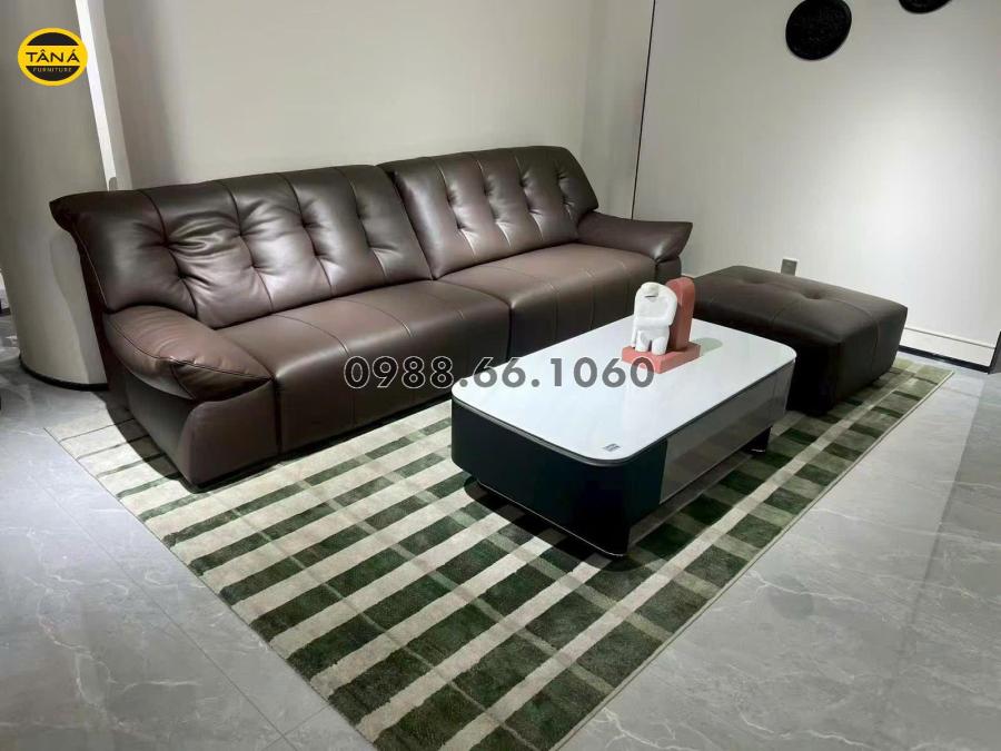 Sofa Da Sinh Thái Tựa Lông Vũ AT-6655 1 1 130