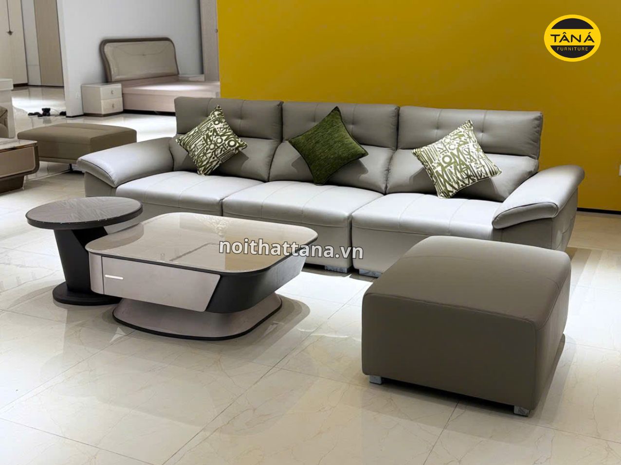 Sofa Da Sinh Thái Hiện Đại Nhập Khẩu AT-2590 1 at 2590