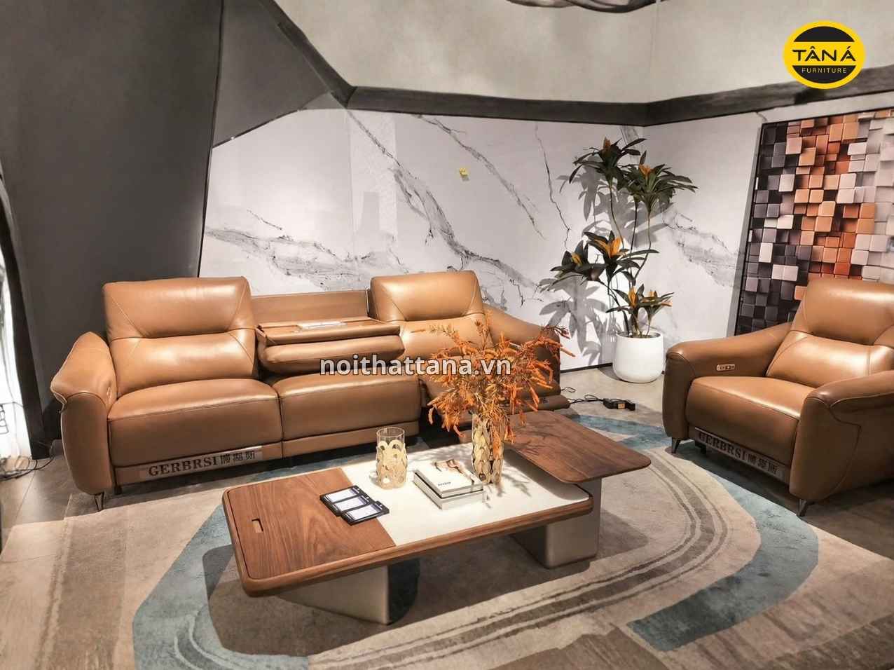 SOFA DA BÒ CÓ GHẾ CHỈNH ĐIỆN HIỆN ĐẠI AT-898 NHẬP KHẨU 1 at 898 1