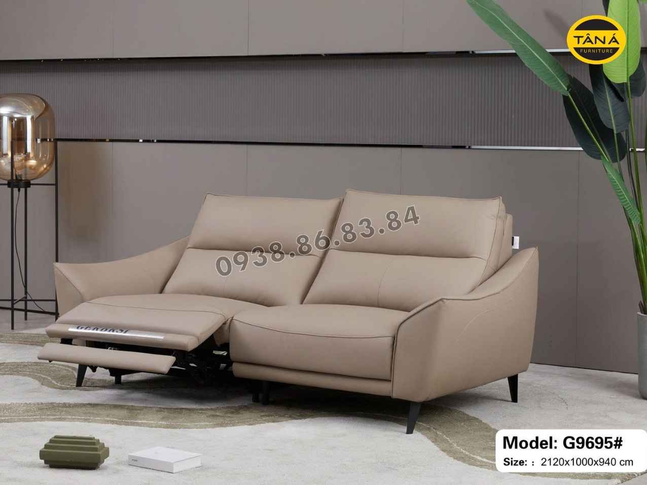 SOFA DA BÒ CÓ GHẾ CHỈNH ĐIỆN HIỆN ĐẠI AT-G9695 NHẬP KHẨU 1 at g9695