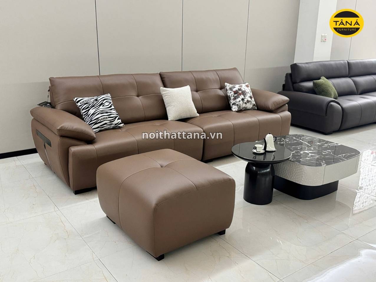 SOFA DA SINH THÁI HIỆN ĐẠI NHẬP KHẨU AT-C255 4 ban sofa at c255