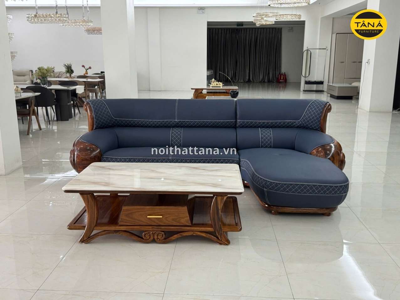 SOFA DA BÒ GỖ MUN AT-H39 NHẬP KHẨU 1 sofa at h39 1