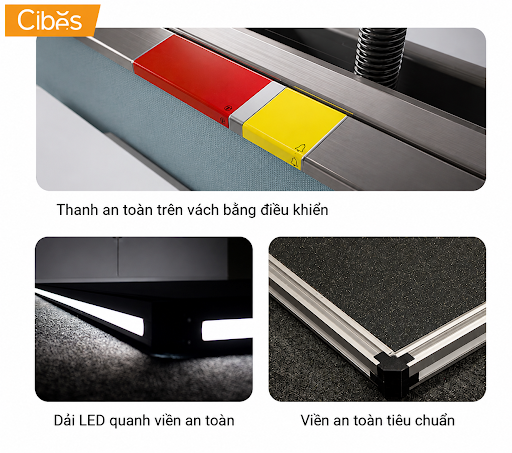 Thang máy gia đình cần có những tính năng an toàn nào? 1 Thang máy Cibes trang bị các tính năng an toàn.